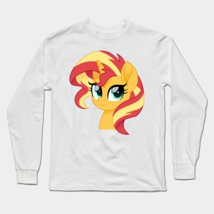 Sunset Shimmer portrait Long Sleeve T-Shirt